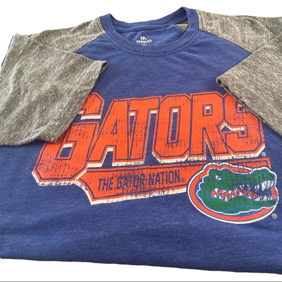 Florida Gators Knights Apparel tee- baseball style. Size M. - Picture 3 of 5